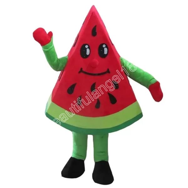 Halloween Melancia Mascot Traje de Alta Qualidade Personalizar Dos Desenhos Animados Dente de Pelúcia Anime Tema Caráter Adulto Tamanho Natal Carnaval Fantasia Vestido