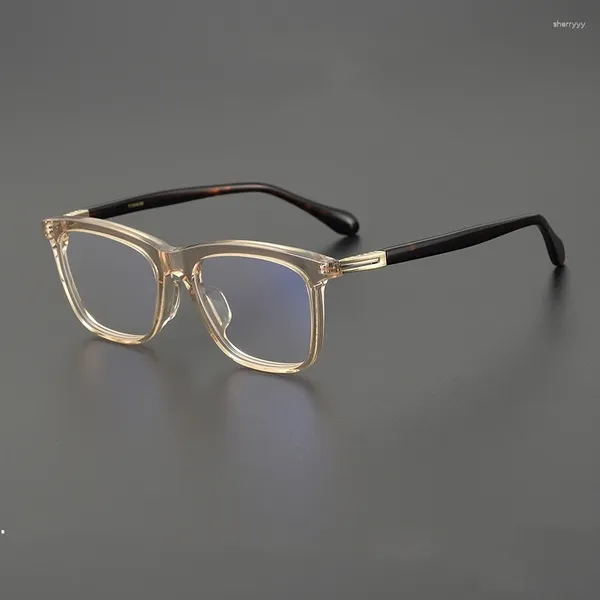 Estrutura de molduras de óculos de sol para os óculos masculinos de titânio puro KS-2010 Marca Japão Round Men Women Trending Optical Oculos de Grau Feminino