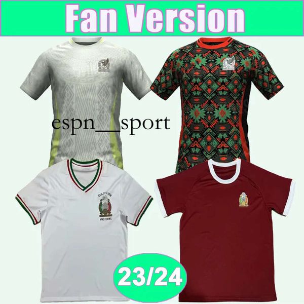 ESPNSPORT 23 24 Meksika Erkek Futbol Formaları Milli Takımı Raul S. Gimenez L. Romo Concept Versiyon Özel Sürümler Eğitim Futbol Gömlekleri Giyim