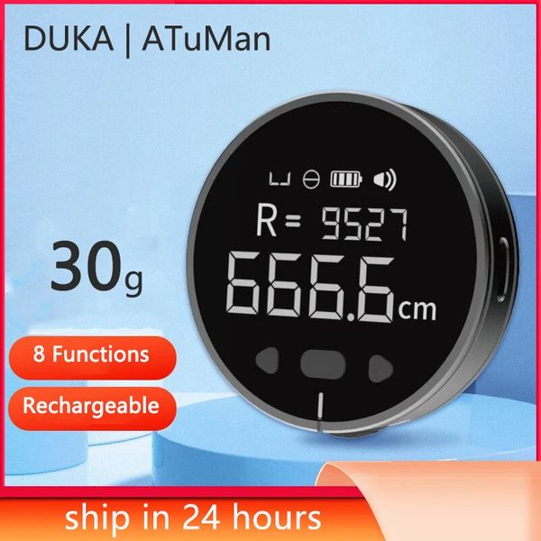 DUKA ATuMan Little Q Righello elettrico Misuratore di distanza Schermo LCD HD Strumenti di misura Telemetro ricaricabile 240109