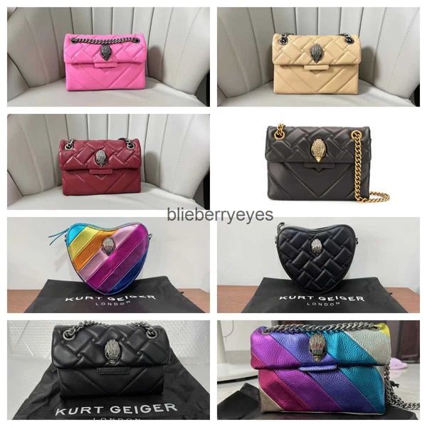 Omuz Çantaları Kurt G Londra Çok Renkli Patchwork Crossbody Çantalar Kadınlar İçin İngiltere Marka Tasarımcısı Moda Trendi Çanta PU Omuz Bagbliberyeyes