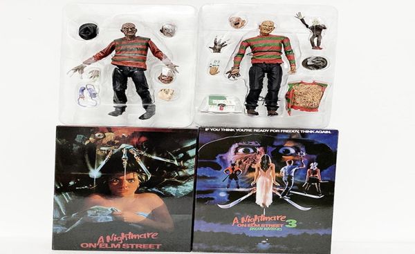 Freddy Krueger Figür Neca Elm Street'te Bir Kabus Freddy Krueger Freddy039s Kabuslar Aksiyon Figürü Korku Cadılar Bayramı GI6618692