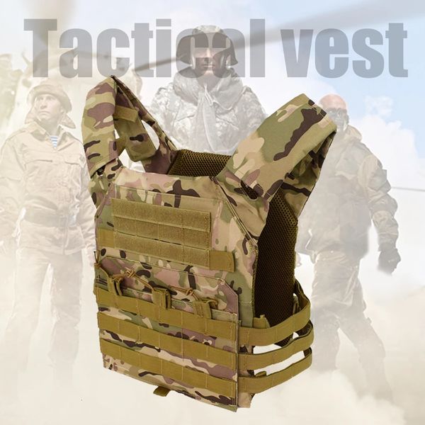 JPC Leichte taktische Weste, Cos-Weste, Outdoor-CS-Feldschutzausrüstung für Militärbegeisterte, Film- und Fernseh-Requisiten, 240110