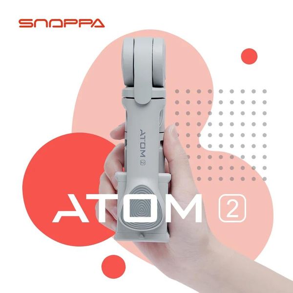 Treppiedi Snoppa ATOM 2 Smartphone Gimbal Stabilizzatore portatile a 3 assi Gimbal con treppiede per iPhone Huawei Samsung Xiaomi gopro