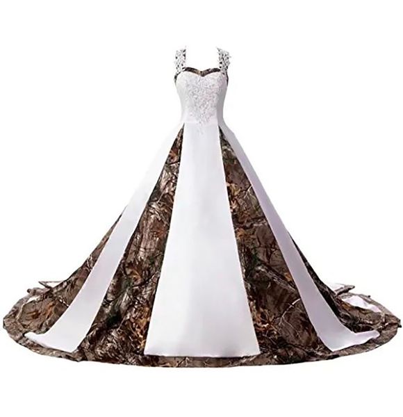 Vestidos de casamento branco marfim vestidos de noiva uma linha até o chão apliques personalizados zíper rendas até plus size novo querido sem mangas cetim