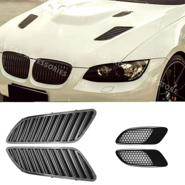 Neue Motorhauben-Entlüftungslamellen Air Scoop Bonnet Vent-Abdeckung für BMW E90 E91 E92 E93 F30 F80 E46 M3 Lufteinlassabdeckung Schwarz/Carbon