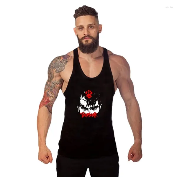 Männer Tank Tops Guts Von Berserker Lustige Männer Gym T-shirt Mann Hip Hop Haruku Lose Kleidung Streetwear Übergroßen Hohe qual