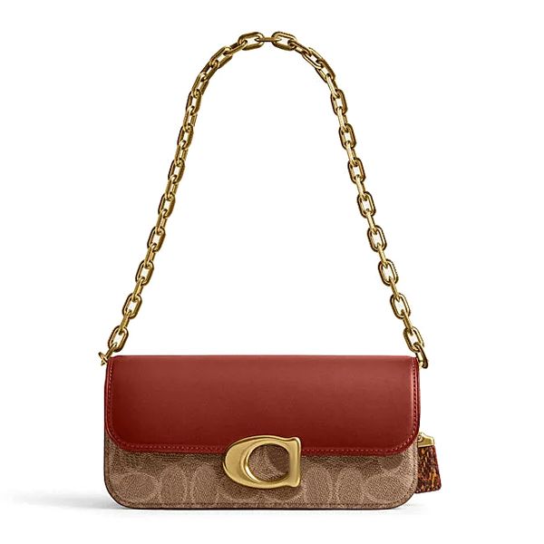 Damen Sacoche IDOL 23 Umhängetasche für Herren Designer-Handtasche aus Leder, Baguette-Tasche, Luxus-Tasche, Umhängetasche, modische Clutch, DHgate-Silberketten-Umschlagtaschen