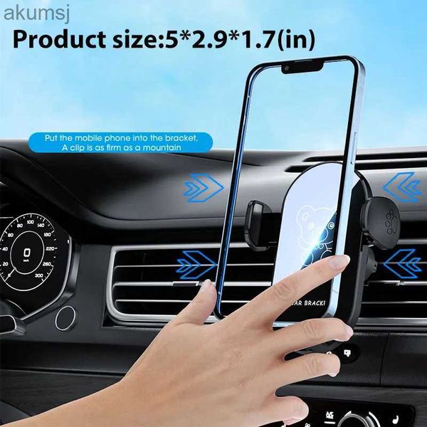 Suportes de montagem de telefone celular NOVO Universal Sucker Car Phone Holder 360 Windshield Car Dashboard Suporte de celular móvel para todos os telefones YQ240110