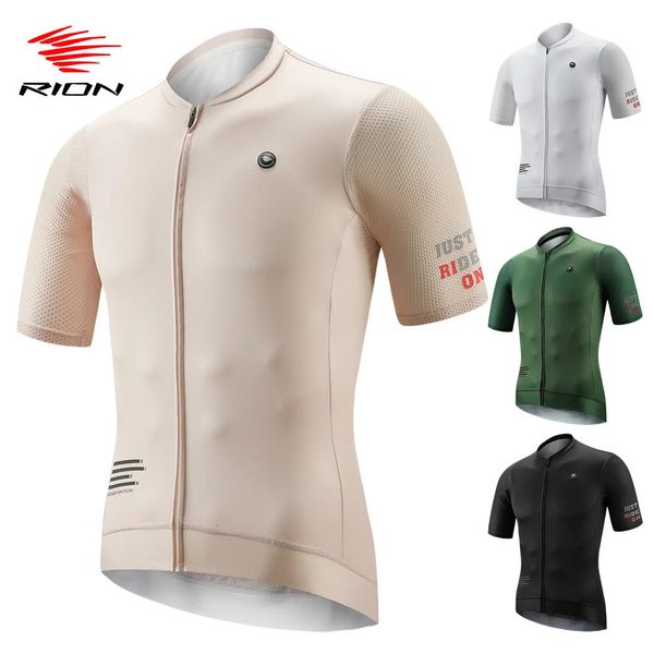 Rion bisiklet forması erkekler mtb motokros gömlek bisiklet kıyafetleri yol bisiklet tişört bisiklet sürüş jumper triatlon offroad yaz cepleri 240109