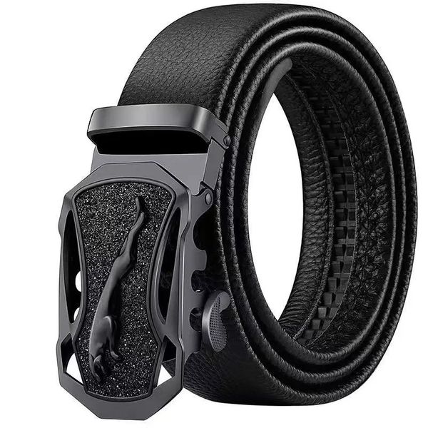 Cinture da uomo in vera pelle Cinghie per pantaloni moda Cintura con fibbia automatica Cintura per il tempo libero Cintura per pantaloni da lavoro maschile 240109