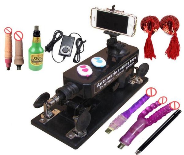 Liebesmaschine mit Bluetooth-Pograph und Video SweptPowerful Motor Leise Maschine Sexspielzeug für Mann und Frau Sexmaschine 9633593