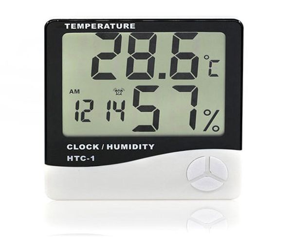 Mini Digital LCD Temperatur Feuchtigkeitsmesser Uhr Innen Hygrometer Thermometer9965000