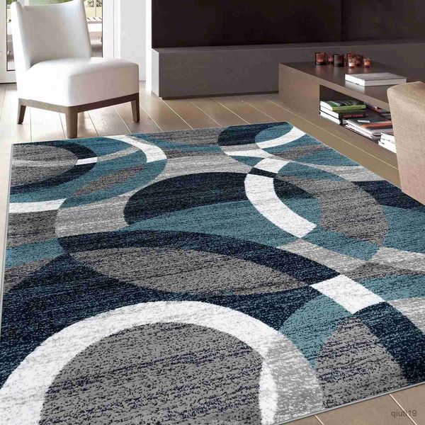 Tapetes nórdico geométrico tapete para sala de estar moderna decoração luxo sofá mesa grande área tapetes do banheiro alfombra para cocina tapis