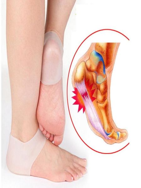 Silikon Fuß Rissige Pflege Werkzeug Feuchtigkeitsspendende Gel Ferse Socken Rissige Hautpflege Schutz Pediküre Gesundheit Monitore Massagegerät9660060