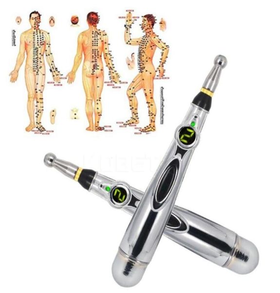 Nuova penna elettronica per agopuntura penna per terapia sicura Meridian Energy Heal Massage corpo testa collo gamba salute Massageadores2281733