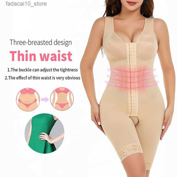 Vita pancia Shaper Shapewear per le donne Tuta addominale sottile natica modellatura Faja Body Shaper Spedizione gratuita Q240110