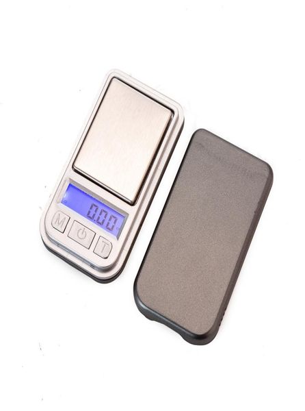 Mini balança eletrônica portátil com display LED 001g Balança digital de cozinha doméstica de precisão para joias moedas de prata 3851444