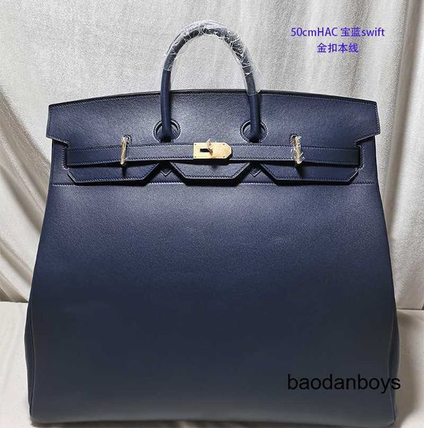 Borse a tracolla di grande capacità Borse da viaggio in pelle Borsa a mano Designer francese Borse eleganti Hac da 50 cm Borse moda uomo prepotenti 11 HK