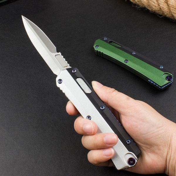 2 Modeller Savaş Taktik Glykon 184-10'lar Otomatik Bıçak D2 Blade G10 Kamp Avı Hayatta Kalma Bıçak Araçları