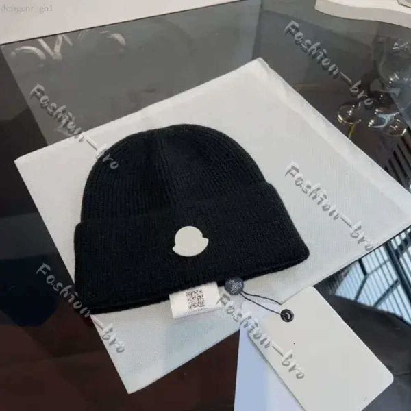 Monclair Chapéu Gorro Designer Chapéu para Homem Chapéu de Lã Beanie Coelho Cabelo Malha Homens Camisetas Chapéu Outono Inverno Casual Balde Homens Camisetas Cap Chapéus Equipados para Gorros No4v