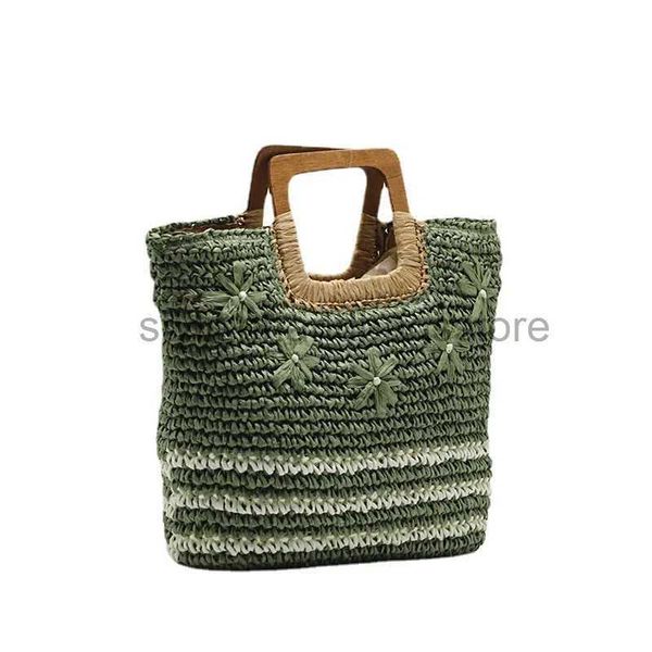 Totes Craft Portátil Het Bag Bordado à Mão Str Papel Wovenstylishhandbagsstore