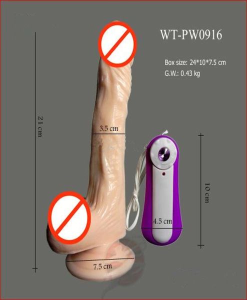 Falli sessuali per donne giocattoli vibranti con cazzo e grazie ad una ventosa sul prodotto basesex WTPW09166598071