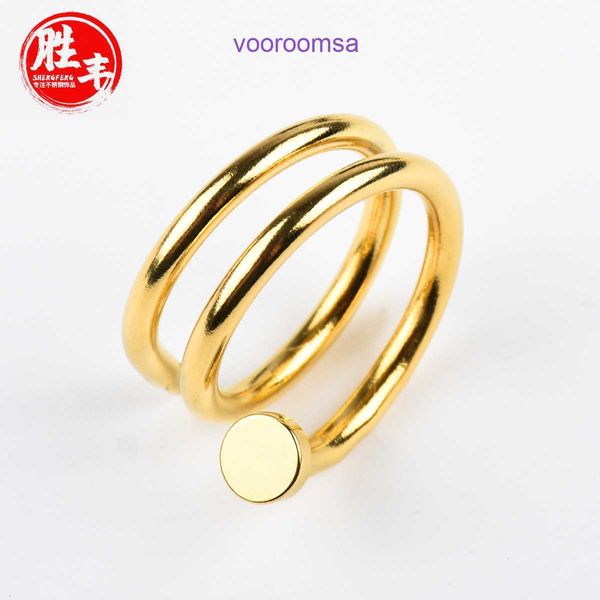 Designer de jóias Carter anéis clássicos para mulheres e homens na moda clássico diamante espiral livre pulseira de dedo indicador com anel em forma de unha para com caixa original