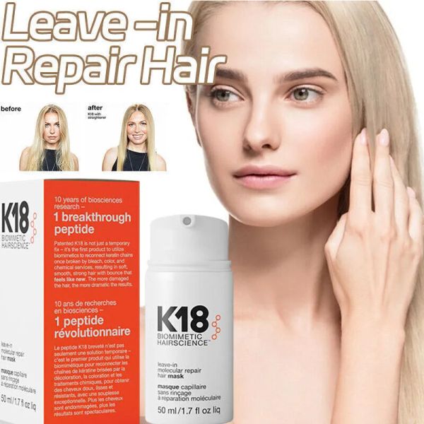 K18 reparação máscara de cabelo danos leave-in restauração molecular cabelo macio reparação profunda queratina tratamento do couro cabeludo condição de cuidados com o cabelo