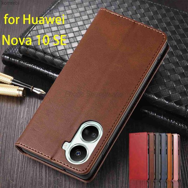 Custodie per cellulari Attrazione magnetica Portafoglio Flip Cover Custodia in pelle per Huawei Nova 10 SE / Huawei Nova10 SE Custodia per fondina Fundas CoqueL240110