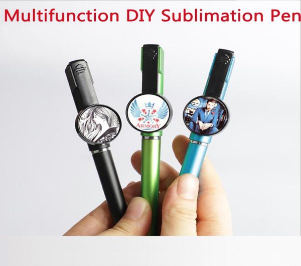 Penne gel per sublimazione 3 in 1 Penne a sfera personalizzate per touch screen vuote fai da te con supporto per cellulare4501713