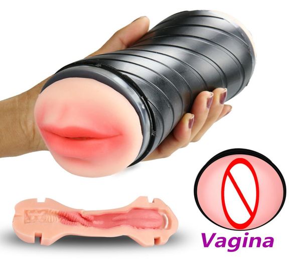 Секс-игрушки для мужчин Мужской сосущий мастурбатор Карманная киска Настоящая вагина 3D Искусственная вагина Поддельная анальная эротическая игрушка для взрослых LJ2011207214325