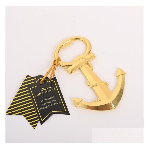 Outras ferramentas de cozinha Golden Anchor Beer Bottle Opener Comércio Exterior Original Única Liga Vinho Embalagem Simples Sn4424 Drop Delivery Dhaqk