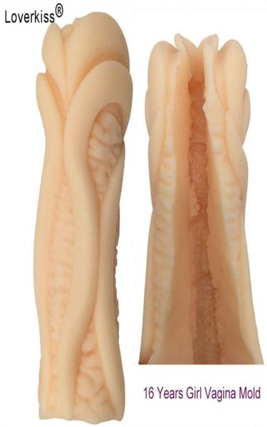 Silicone 16 anni modello di vagina vagina vera figa masturbatore maschile succhiare masturbazione palla cuoco vibratore del pene per uomo Y1912284067557