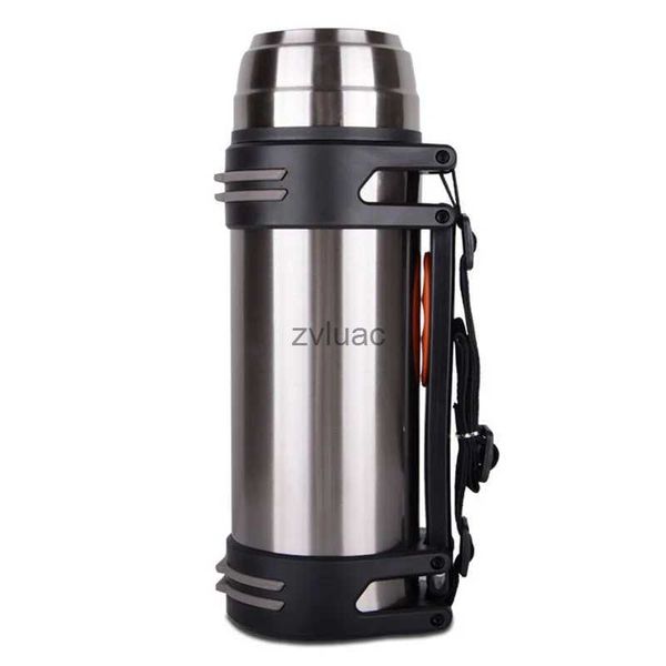 Bottiglia d'acqua 1.2L / 1.6L / 2L Thermos grande Boccetta per vuoto in acciaio inossidabile 304 di alta qualità Bottiglia d'acqua sportiva per isolamento caldo Bottiglia per bere da uomo YQ240110