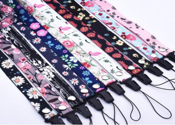 Handy-Lanyard-Halsband mit gebrochenem Blumenmuster, Zertifikat für Frauen, Anti-Verlust ins1983925