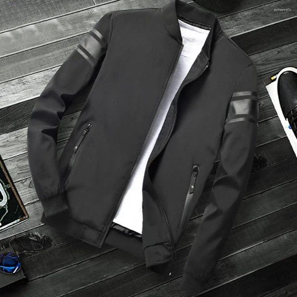 Herren Jacken Jacke Mantel Haut-Touch Männer Vielseitig Winddicht Trendy Mode Slim Fit Casual Einfarbig Outwear