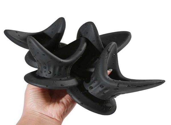 Giocattolo Massaggiatore Per Adulti Silicone Hollow Butt Plug per Gli Uomini Anal Espansore Dildo Speculum vaginale Giocattoli Del Sesso Massaggiatore Della Prostata Buttplug Klys9250133