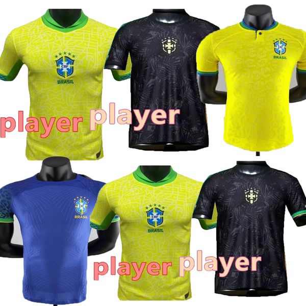 Brasiliens VINI JR. Fußballtrikot Brasilien CASEMIRO Nationalmannschaft G.JESUS P.COUTINHO Herrentrikot Heim Auswärts L.PAQUETA T.SILVA PELE Spielerversion Fußballtrikot Uniform