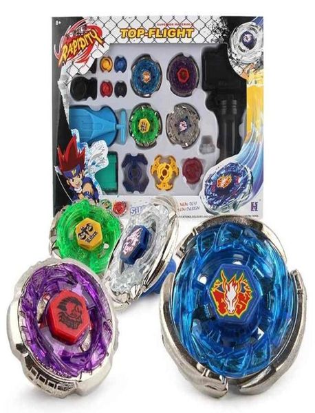 Beyblade Metal Fusion Toys per 4D Spinning Toy Set Beyblade brust con doppio launcher Mano regalo per bambini 2109231653178