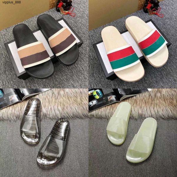 Moda clássico luxo designer de borracha slides sandália carta plana sapatos moda praia flip flops luminosos chinelos das mulheres dos homens