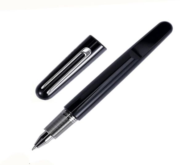 Promoção canetas magnéticas de luxo de alta qualidade série M caneta esferográfica vermelha preta resina e chapeamento escultura material escolar de escritório 3483657
