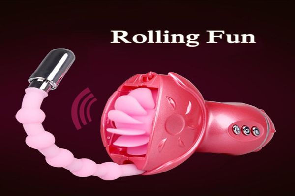 Baile Rolling Fun оральный секс-игрушки для женщин Rolling Tongue Вибратор для точки G Анальный стимулятор Секс-игрушки для женщин Продукты секса для взрослых 06339098
