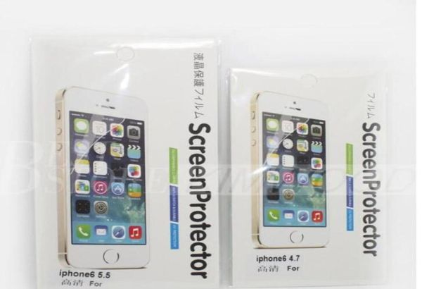 Klare Displayschutzfolie für iPhone 8 x 7 plus iPhone 6S plus 5S Samsung Galaxy Note 5 Note 4 S8S7S6S52125088