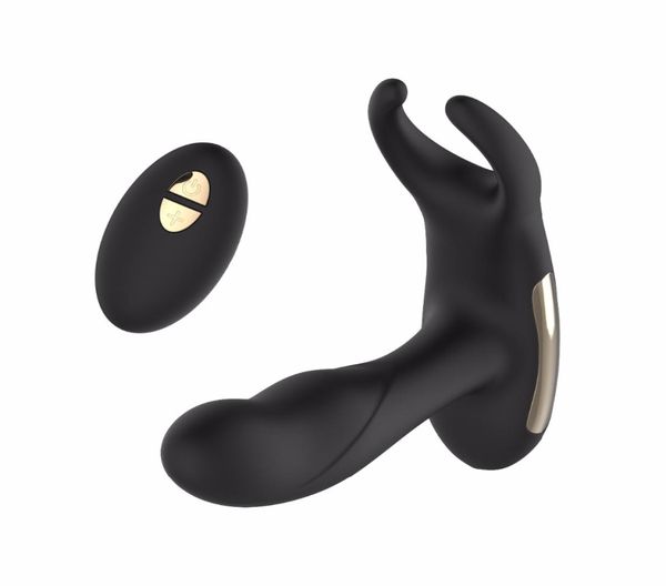 Massageador de próstata elétrico, controle remoto sem fio, vibrador anal, plugue anal, brinquedos sexuais para homens, gay, ponto g, massagem para mulheres, casais q2236079