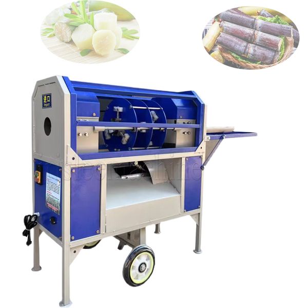 Automatische elektrische Zuckerrohrschälmaschine China Zuckerrohrschäler für Zuckerrohrblattschälmaschine