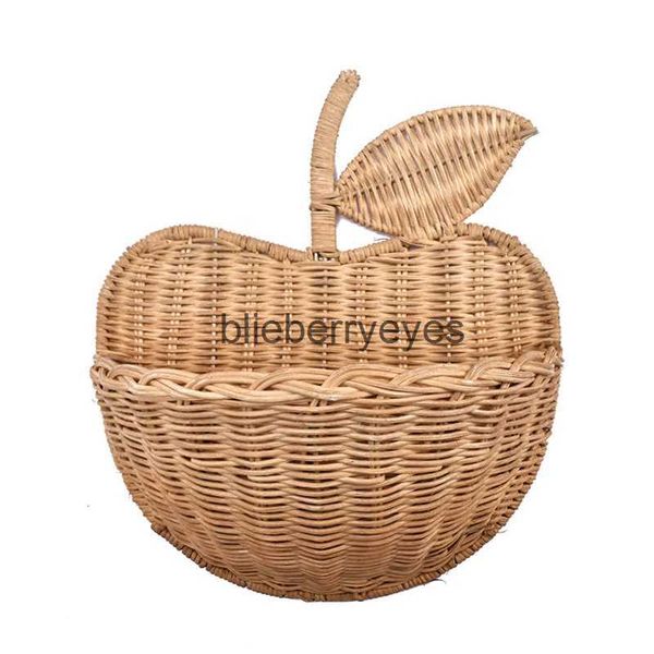 Sacos de embreagem feitos à mão cesta de rattan totes eco-friendly casa bonito crianças armazenamento piquenique bolsa mulher vime mão-tecido clutchblieberryeyes