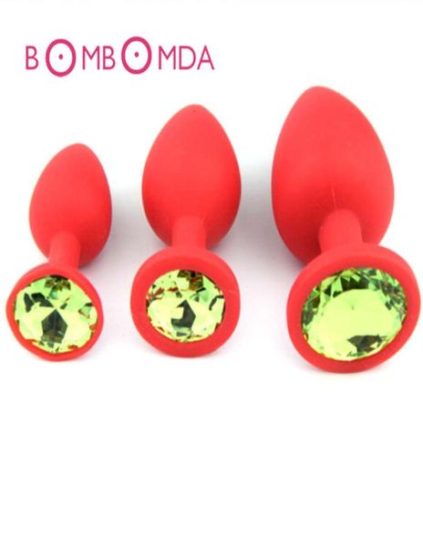 1pc silicone anal plug butt plug unissex banhado jóias sexo rolha treinador anal brinquedos adultos para homens mulheres casais adultos jogos s9244608334