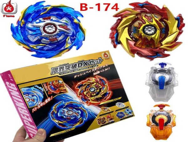 B174 LIMIT BREAK DX Conjunto de brinquedos giratórios para crianças 2 giroscópio 2 lançador X05285906312