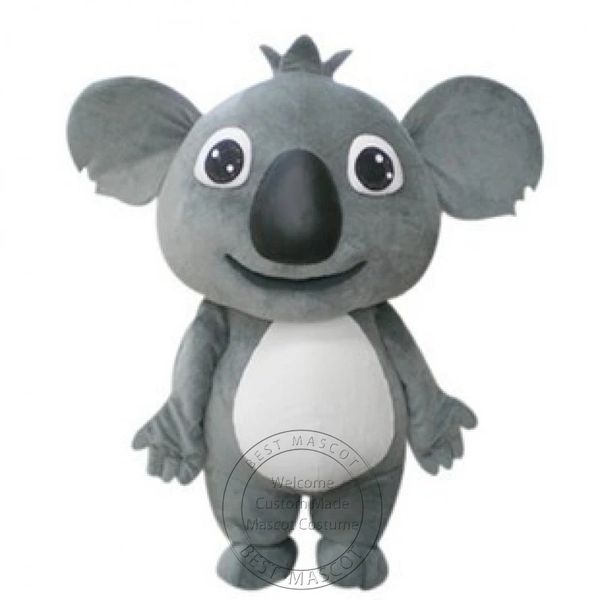 Costume della mascotte Koala super sveglio di Halloween per la personalizzazione del supporto di spedizione gratuita per la vendita della mascotte del personaggio dei cartoni animati del partito